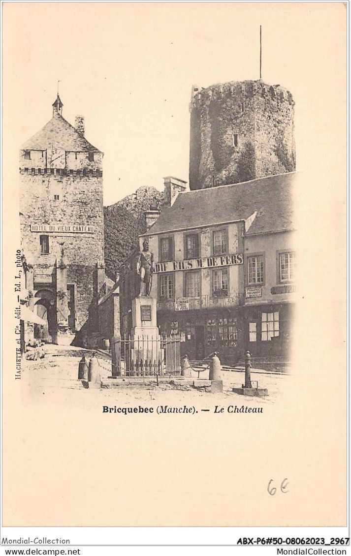 ABXP6-50-0473 - BRICQUEBEC - Le Chateau  - Bricquebec