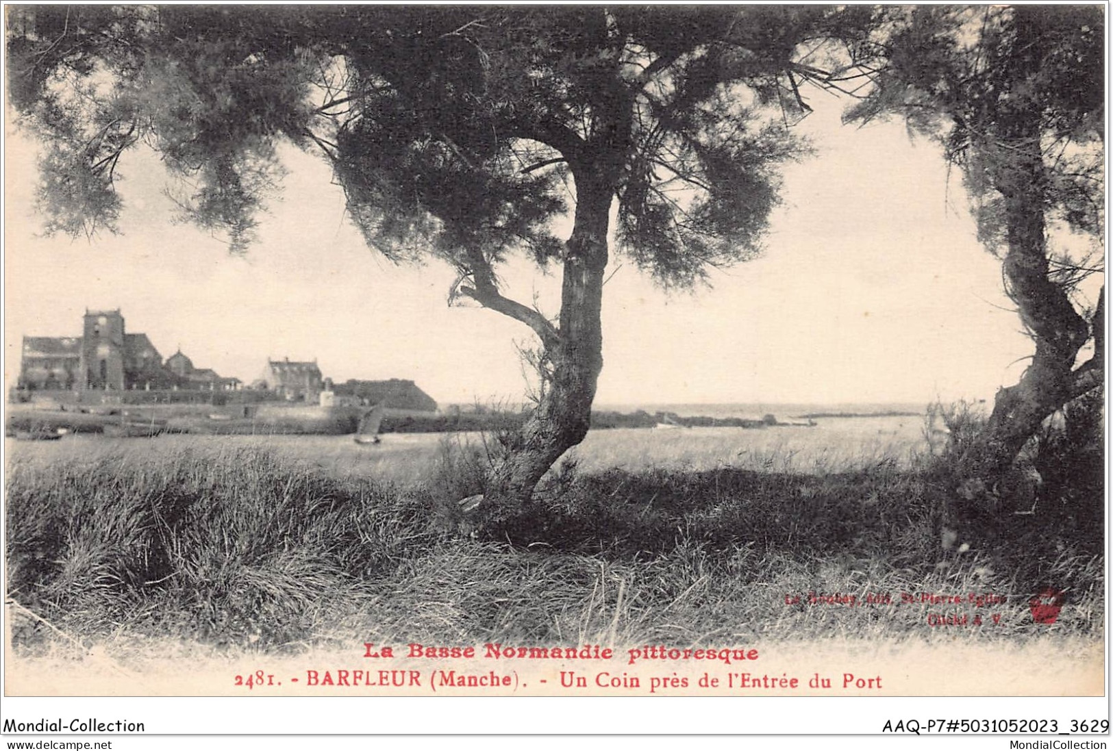 AAQP7-50-0597 - BARFLEUR -  Un Coin Pres De L'Entree Du Port - Barfleur