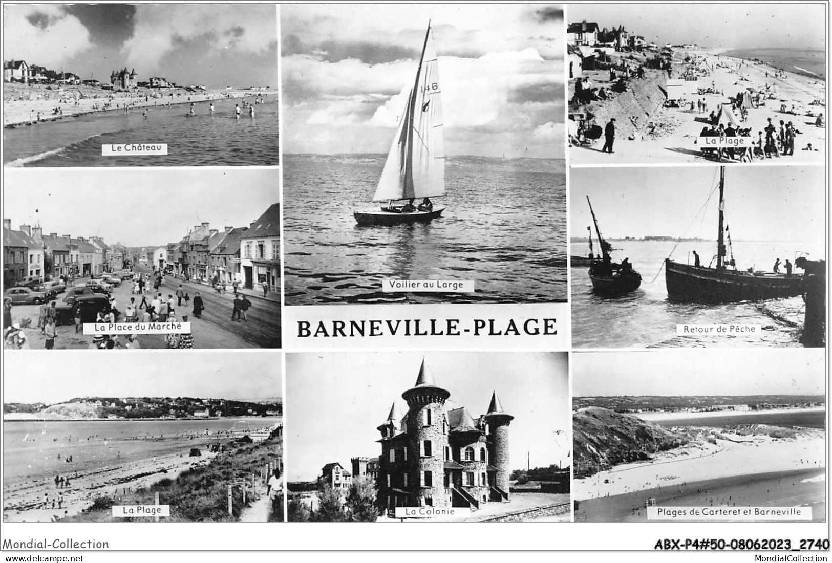 ABXP4-50-0359 - BARNEVILLE Sur Mer - Plage - Barneville