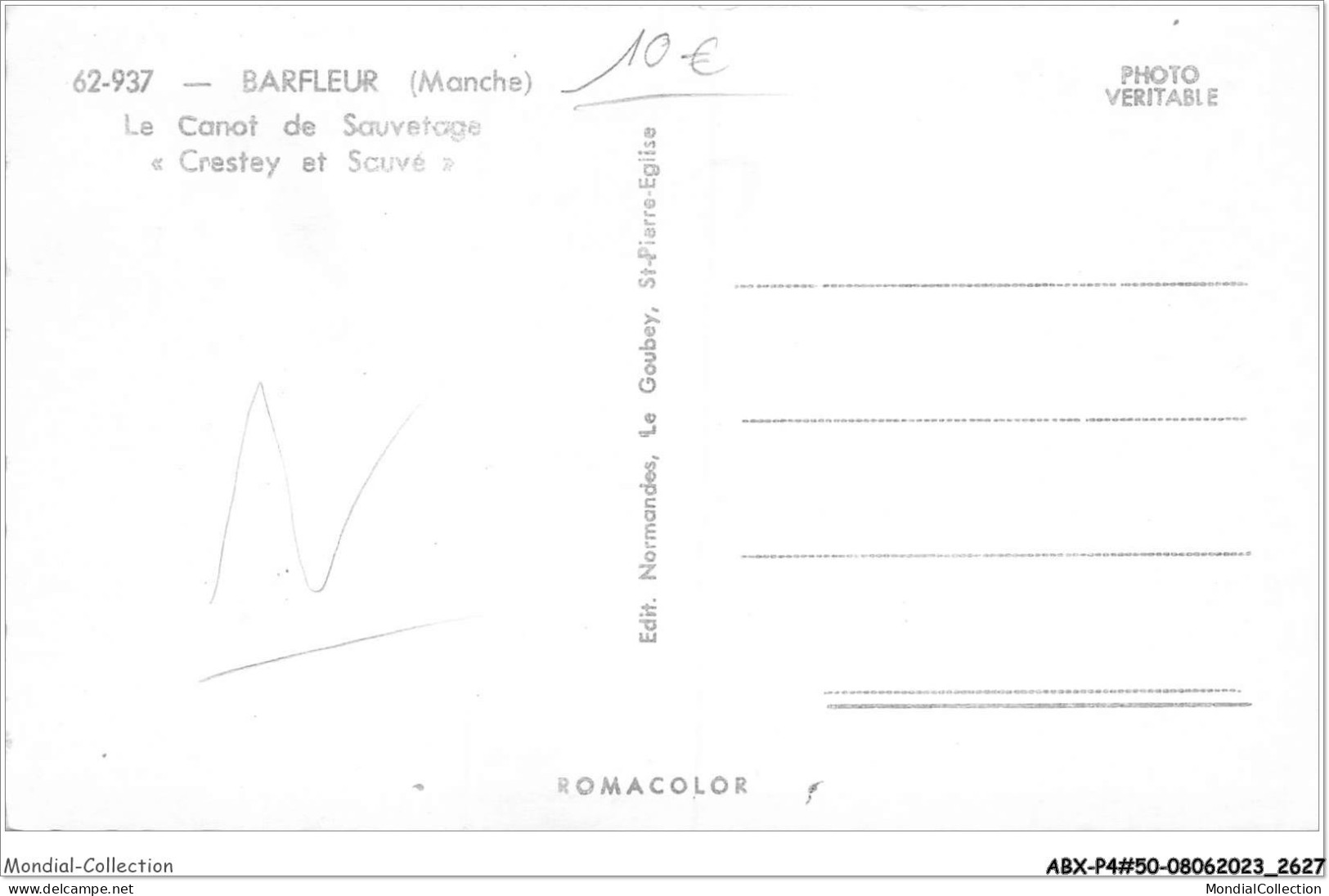 ABXP4-50-0302 - BARFLEUR - Le Cannot De Sauvetage - Barfleur