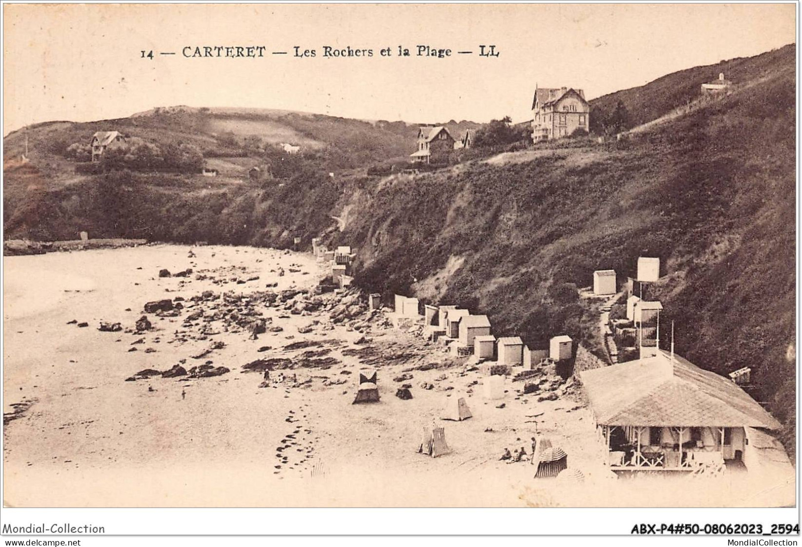 ABXP4-50-0286 - CARTERET - Les Rochers Et La Plage - Carteret