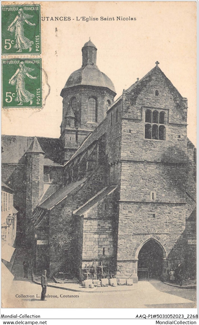AAQP1-50-0004 - COUTANCES - Eglise Saint Nicolas - Coutances