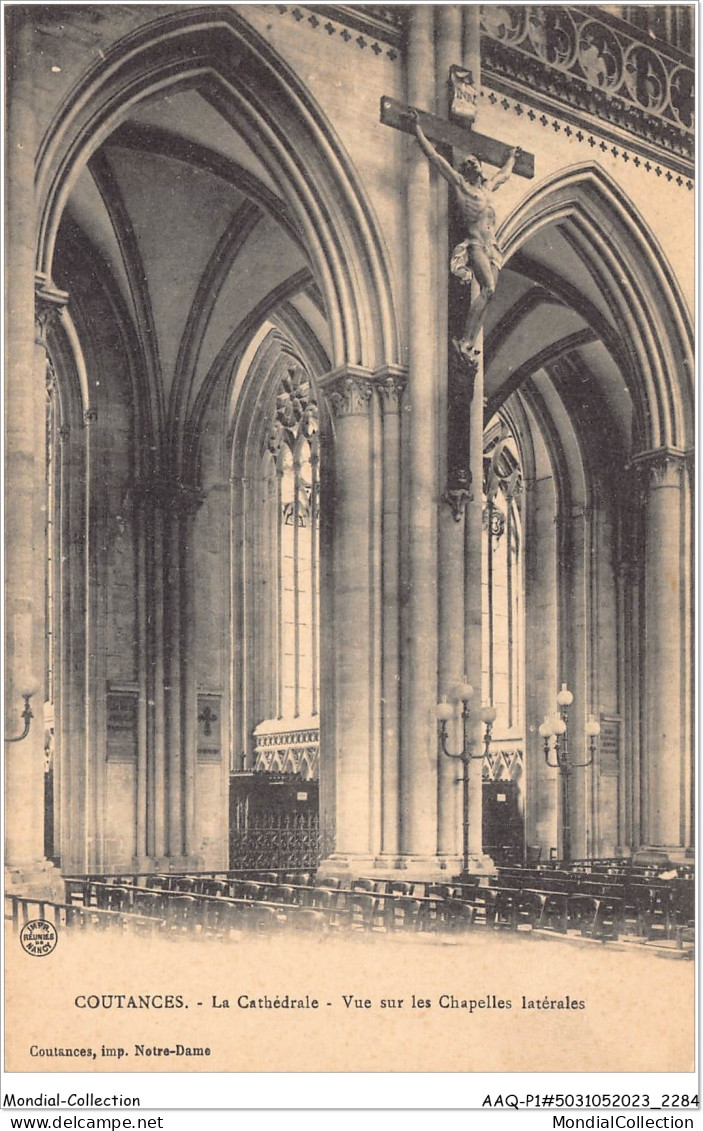 AAQP1-50-0012 - COUTANCES - La Cathedrale -Vue Sur Les Chapelles Laterales - Coutances