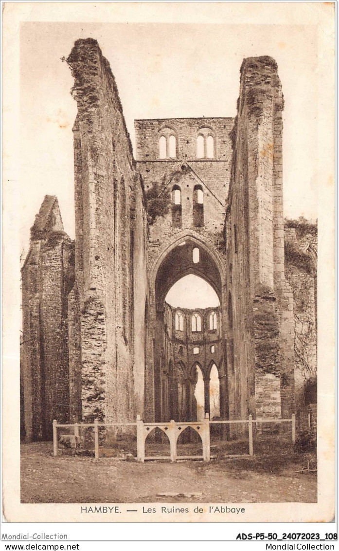 ADSP5-50-0445 - HAMBYE - Les Ruines De L'abbaye - Coutances