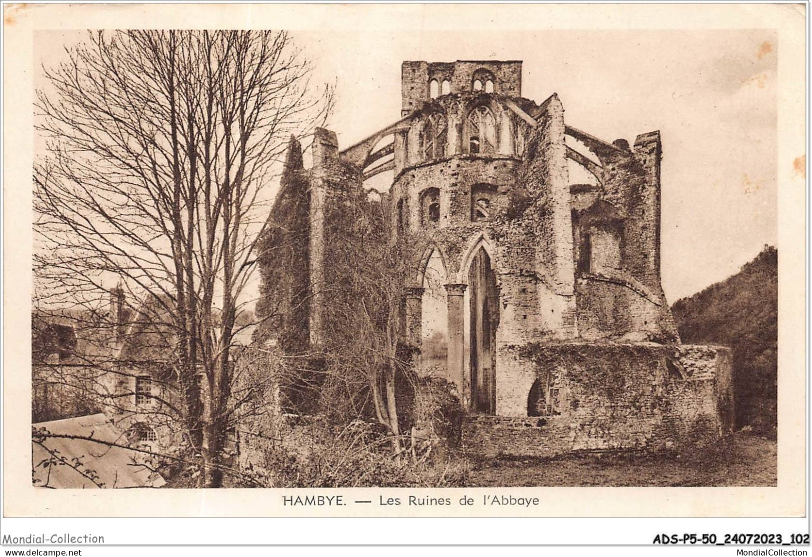 ADSP5-50-0442 - HAMBYE - Les Ruines De L'abbaye - Coutances