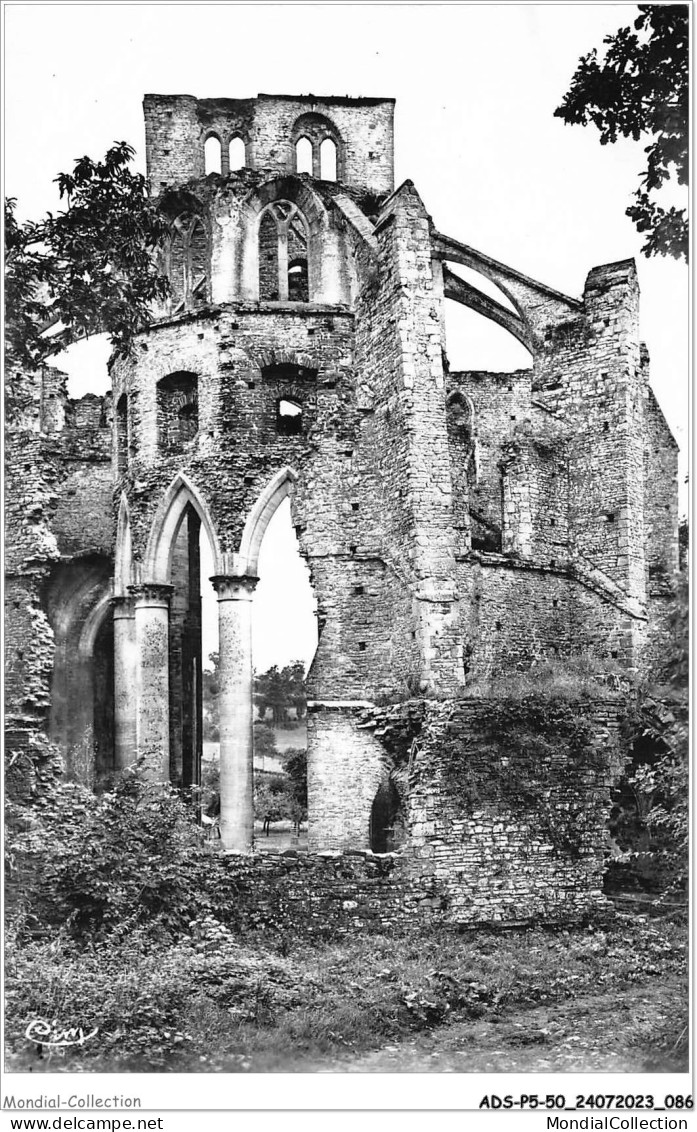 ADSP5-50-0434 - ABBAYE DE HAMBYE - Vue Generale Cote Est - Coutances