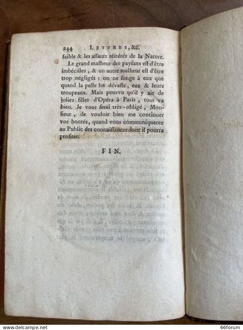 Lettres De M. De Voltaire à M. L'abbé Moussinot Son Trésorier - 1701-1800