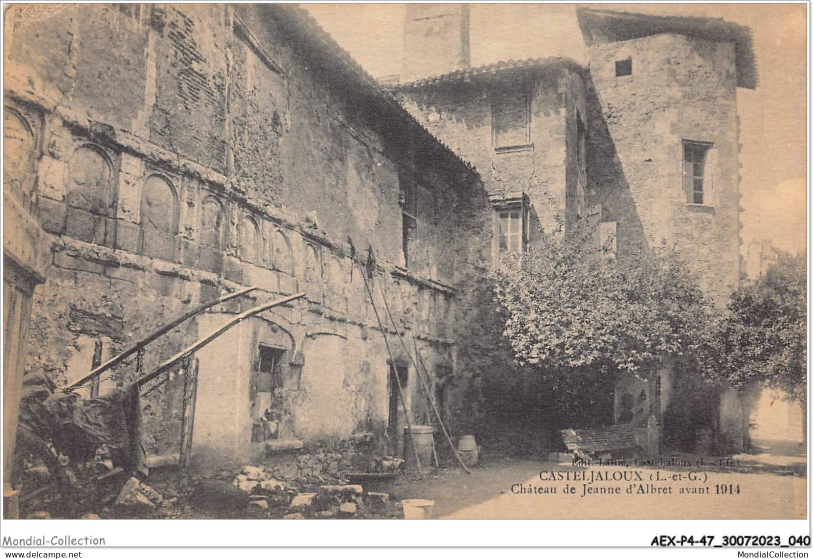 AEXP4-47-0301 - CASTELJALOUX - Château De Jeanne D'albret Avant 1914  - Casteljaloux