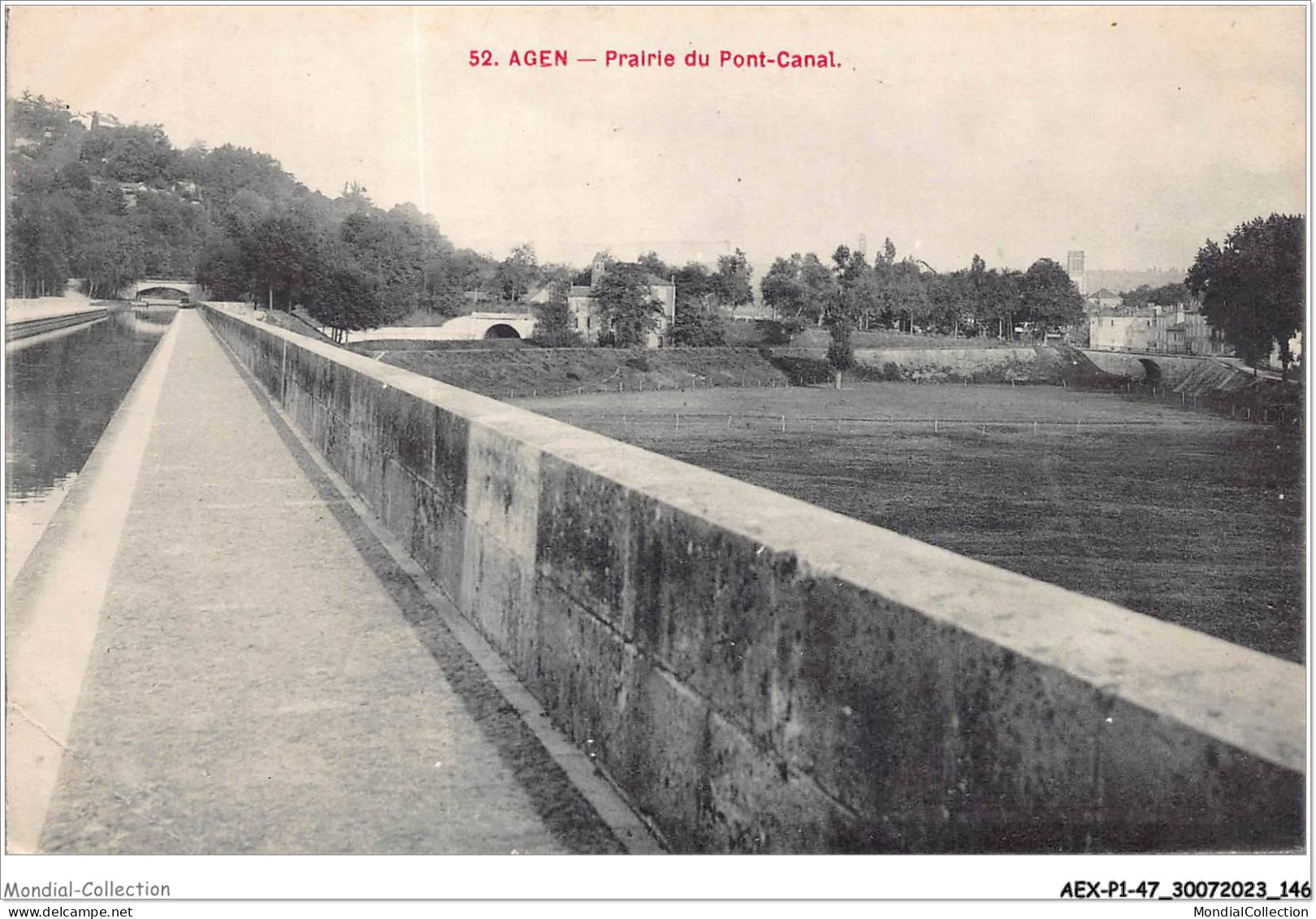 AEXP1-47-0074 - AGEN - Prairie Du Pont-canal  - Agen