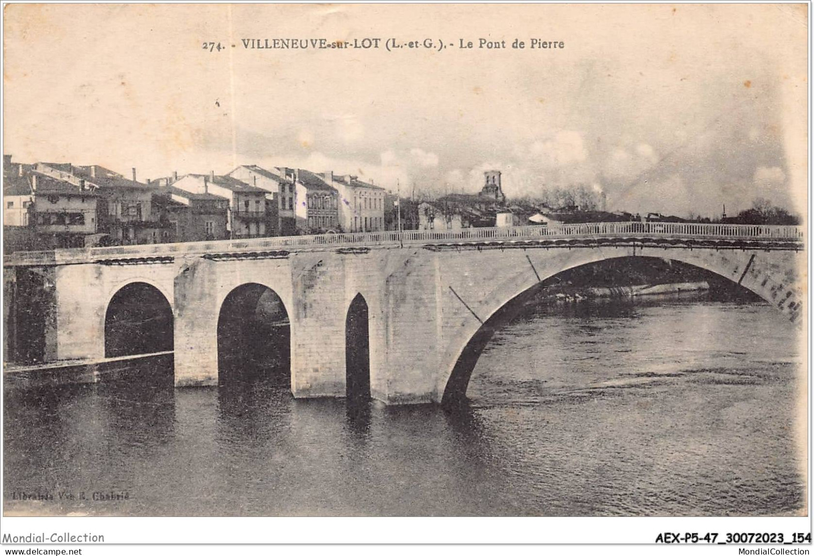 AEXP5-47-0466 - VILLENEUVE-SUR-LOT - Le Pont De Pierre  - Villeneuve Sur Lot