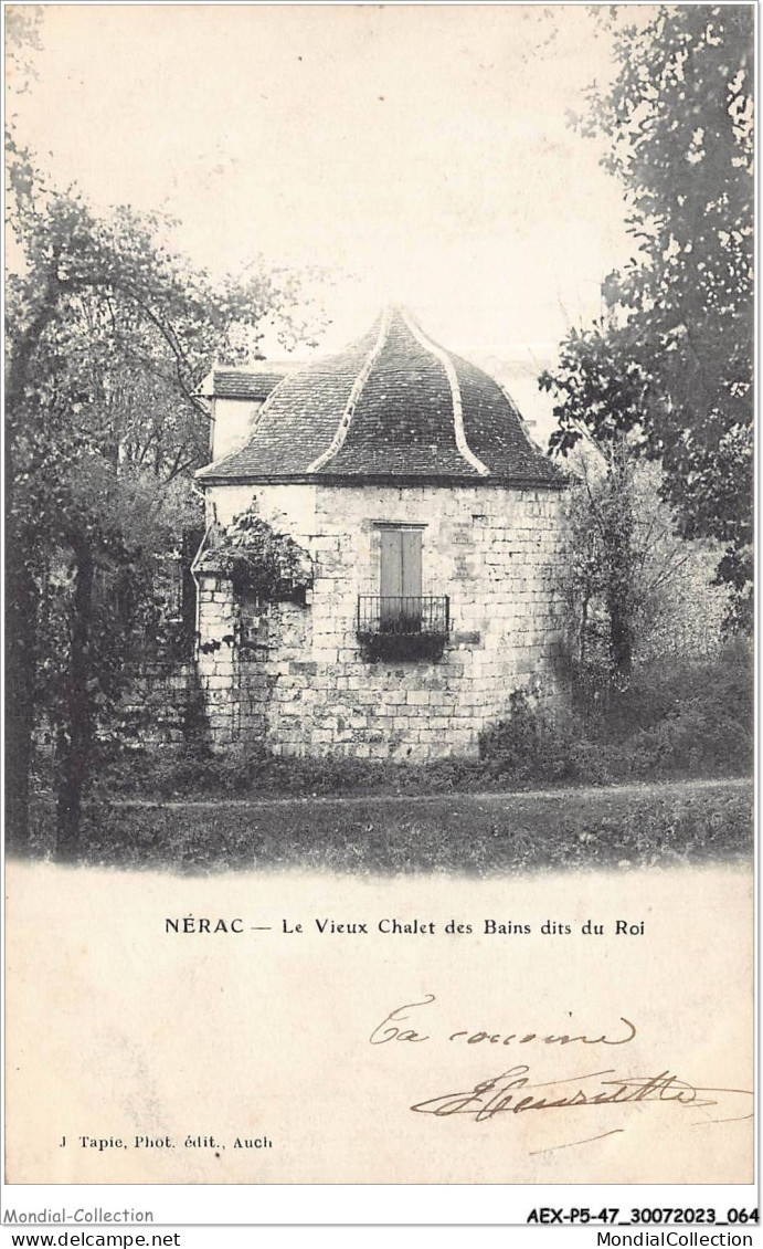 AEXP5-47-0421 - NERAC - Le Vieux Chalet Des Bains Dits Du Roi  - Nerac