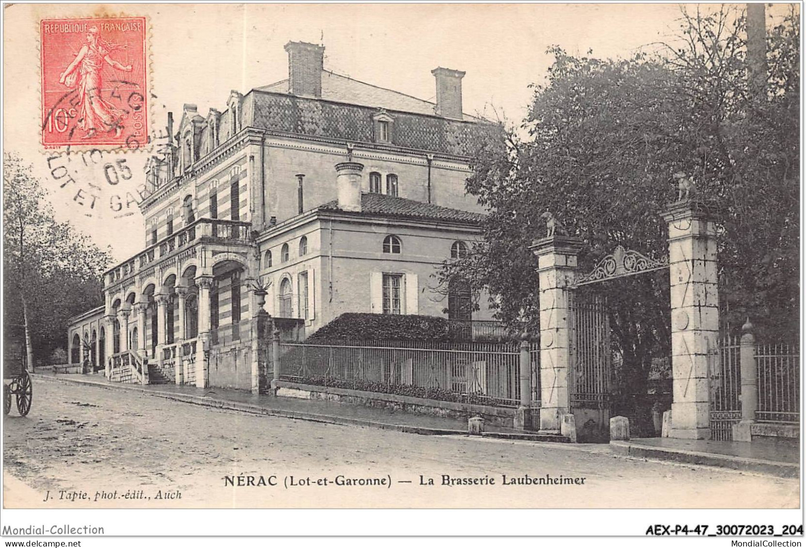 AEXP4-47-0383 - NERAC - La Brasserie Laubenheimer - Nerac
