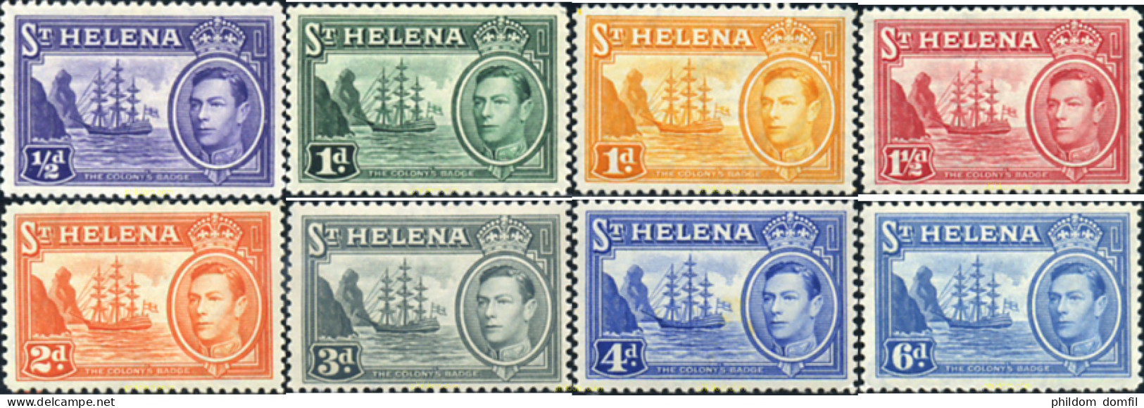 729822 MNH SANTA ELENA 1938 JORGE VI - St. Helena