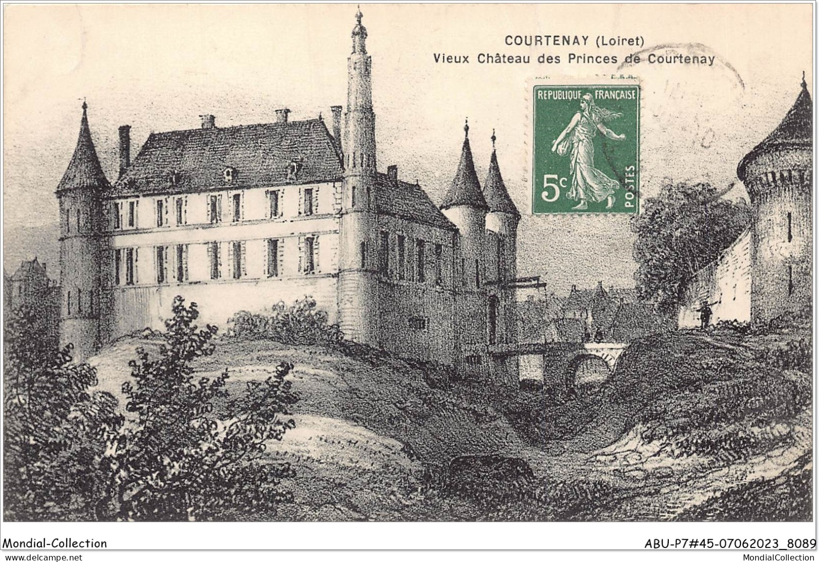 ABUP7-45-0679 - COURTENAY - Vieux Chateau Des Princes De COURTENAY - Courtenay