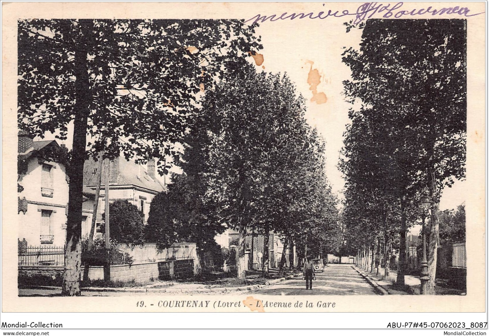 ABUP7-45-0678 - COURTENAY - L'Avenue De La Gare - Courtenay