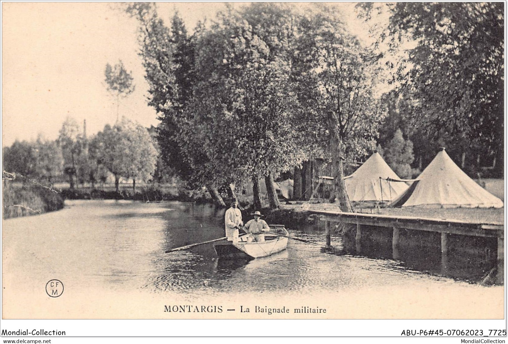 ABUP6-45-0499  -  MONTARGIS - Baignade Militaire  - Montargis