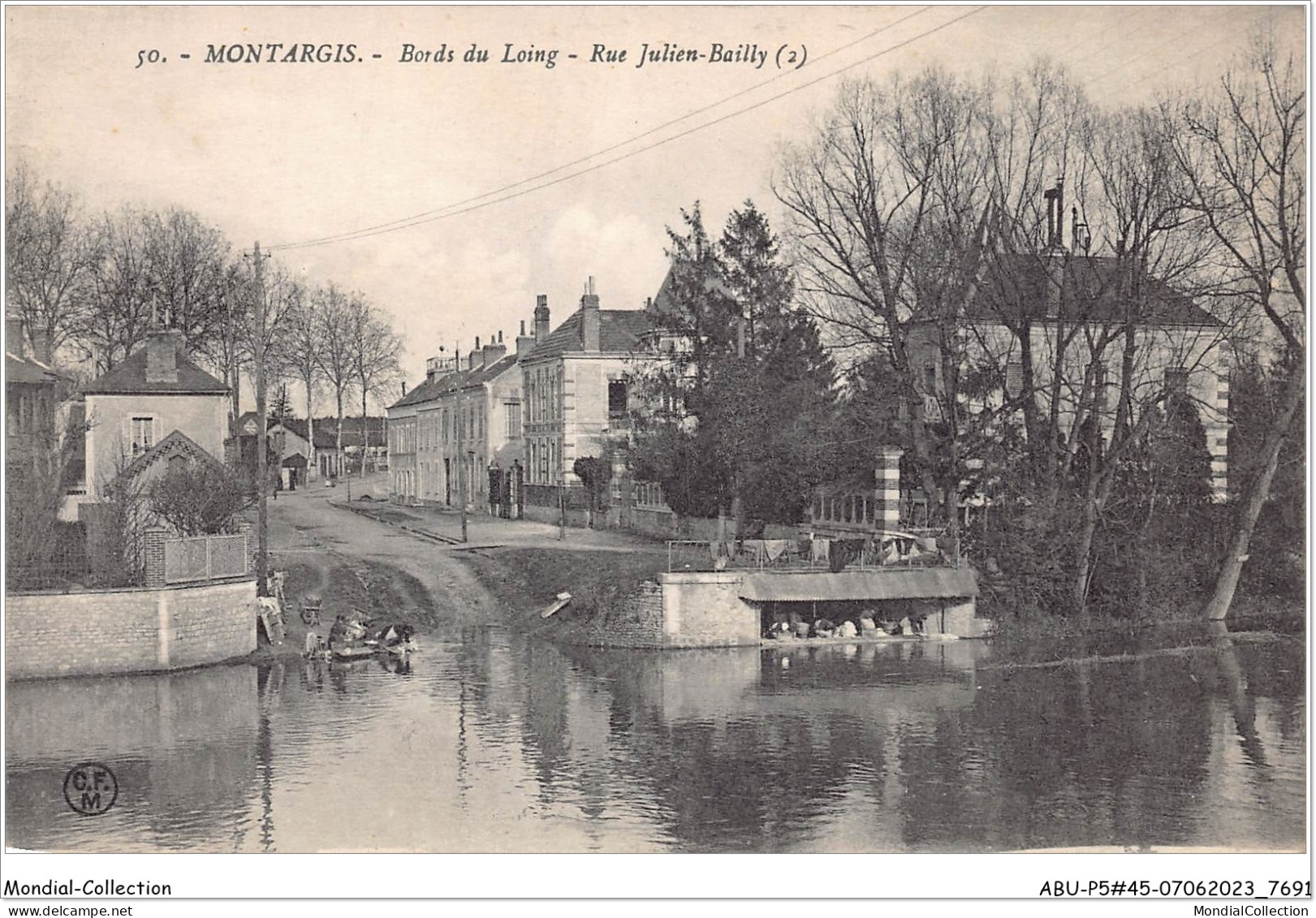 ABUP5-45-0482  -  MONTARGIS - Bords Du Loing -Rue Julien Bailly - Montargis