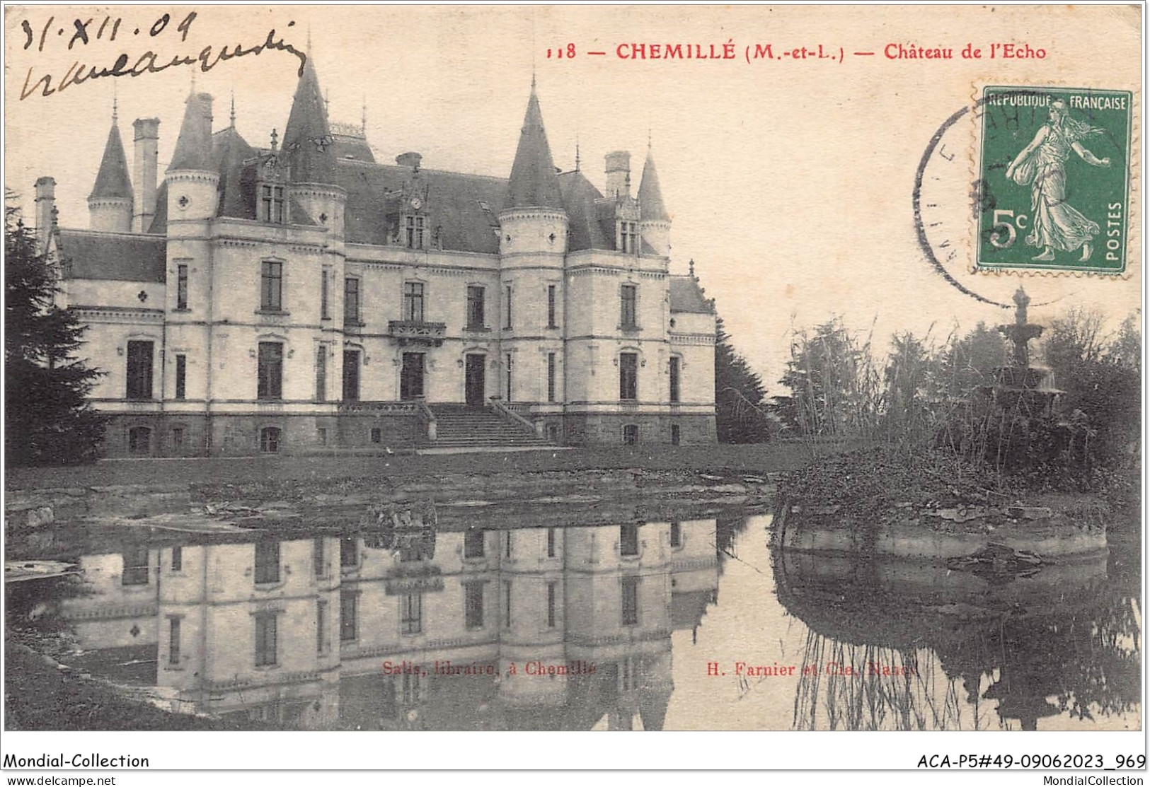 ACAP5-49-0488 - CHEMILLE - Chateau De L'Echo - Chemille