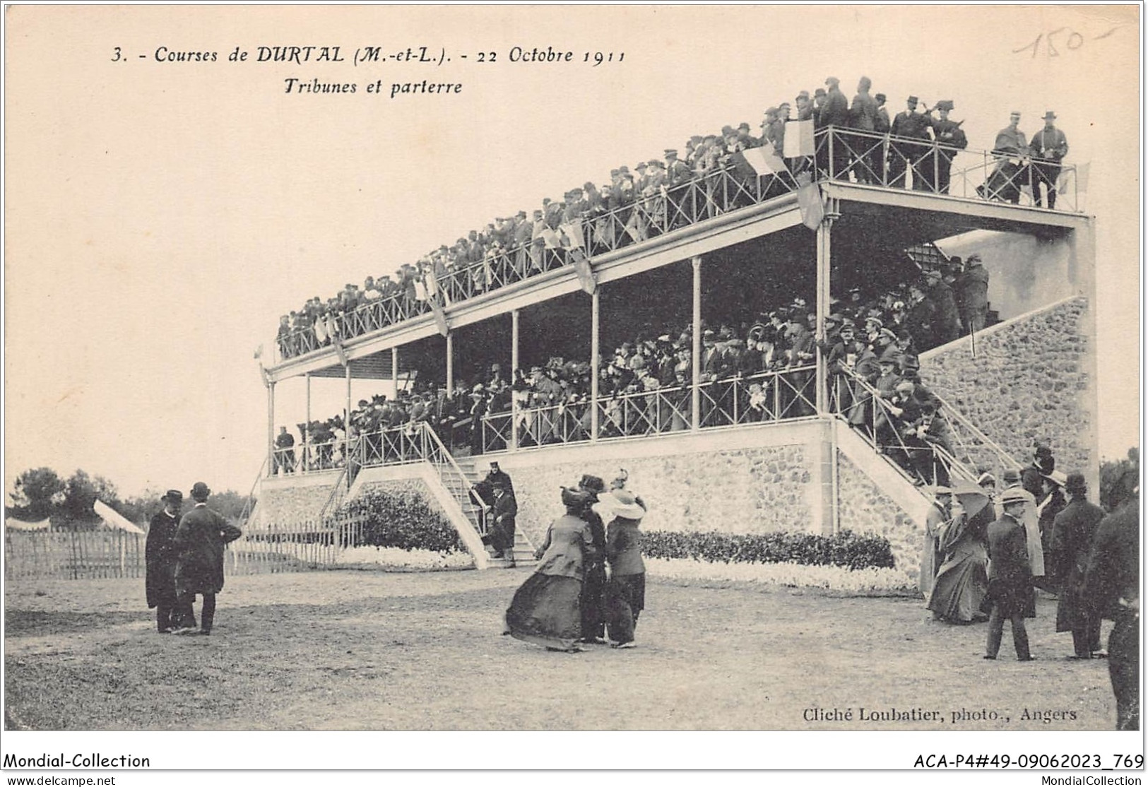 ACAP4-49-0388 - DURTAL - Tribunes Et Parterre COURSES HIPPISME - Durtal