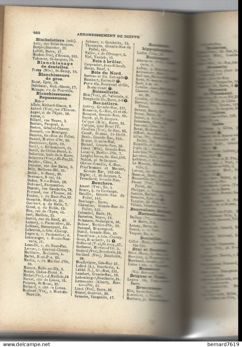 Livre  Annuaire De La Seine Inferieure 1905 Ou Martime - Rouen , Le Havre ,dieppe Et Arrondissements Etc, Liste Des Habi - Historia