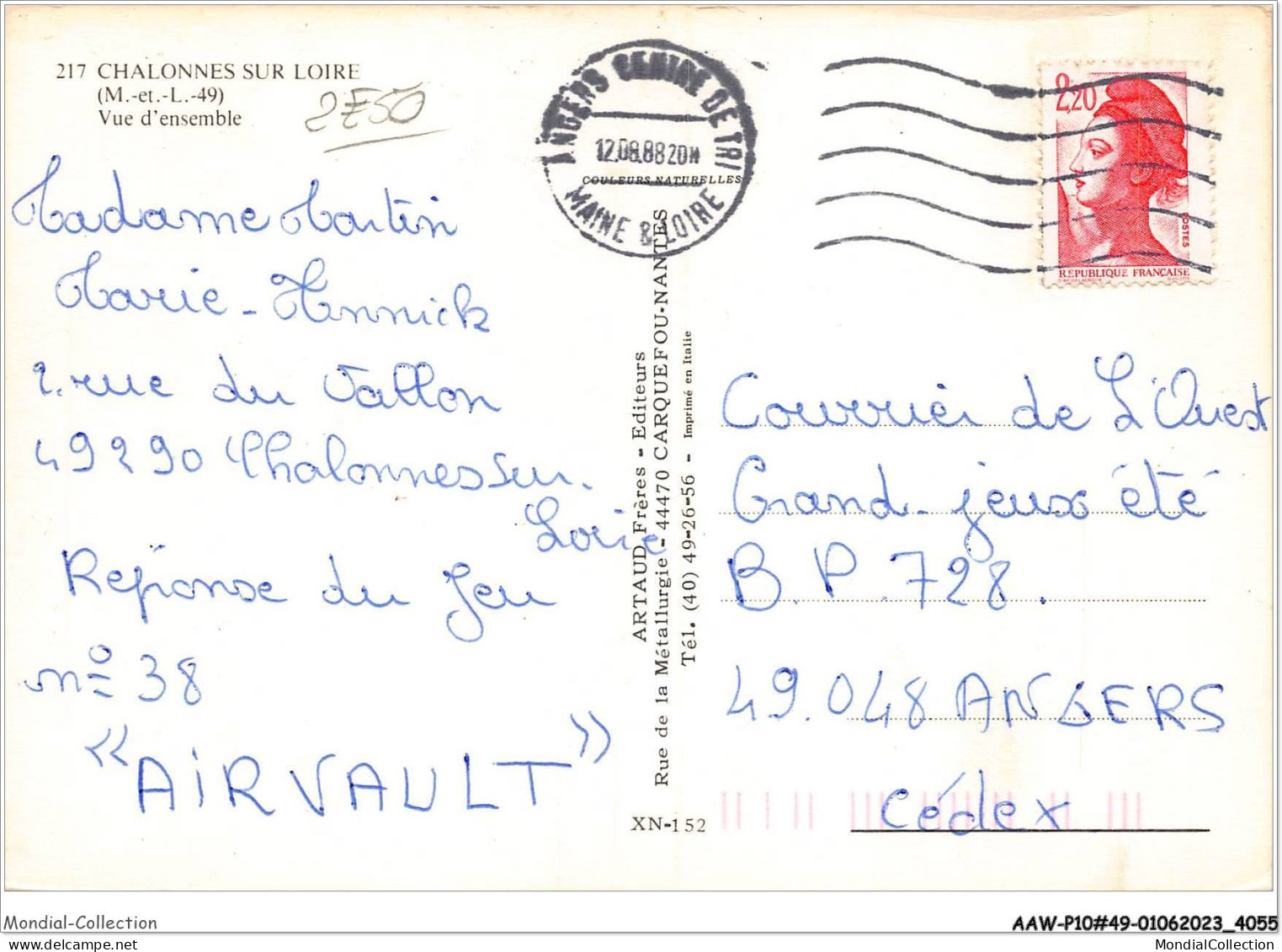 AAWP10-49-0813 - CHALONNES SUR LOIRE - Vue D'Ensemble - Chalonnes Sur Loire