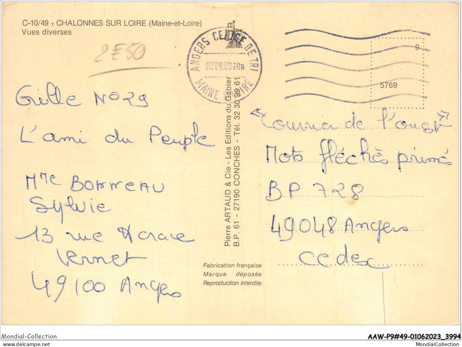 AAWP9-49-0782 - CHALONNES SUR LOIRE - Vues Diverses - Chalonnes Sur Loire