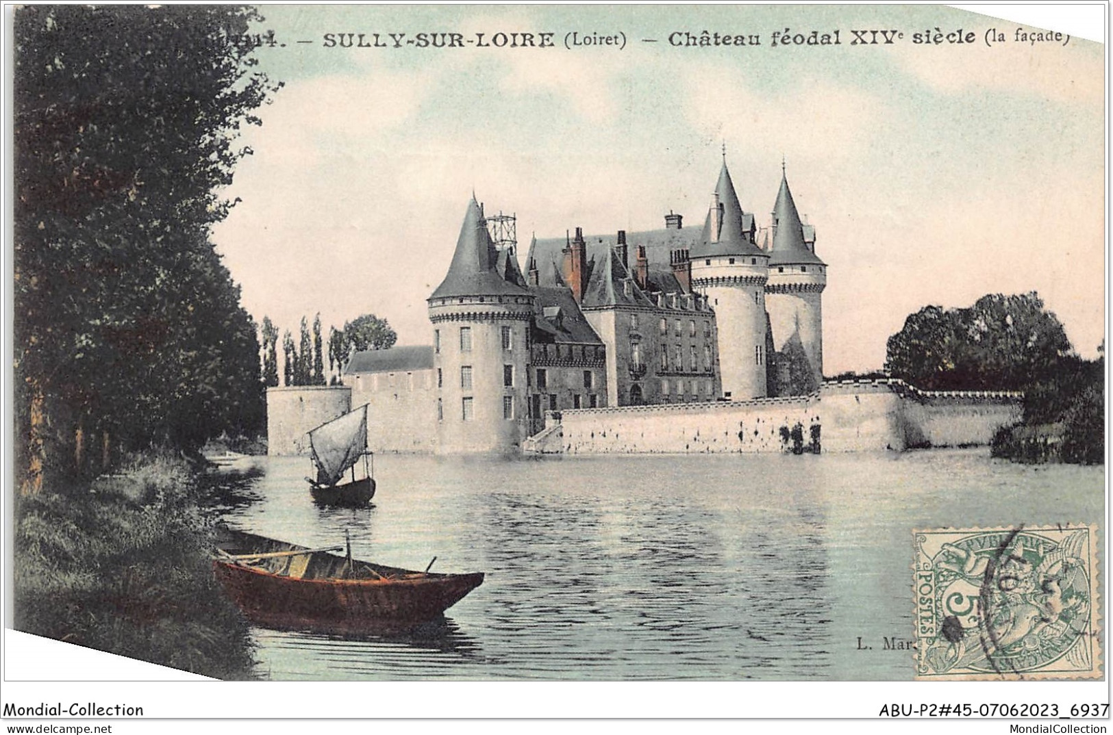 ABUP2-45-0104  -  SULLY-SUR-LOIRE - Le Chateau Feodal Xiv Eme Siecle  - Sully Sur Loire