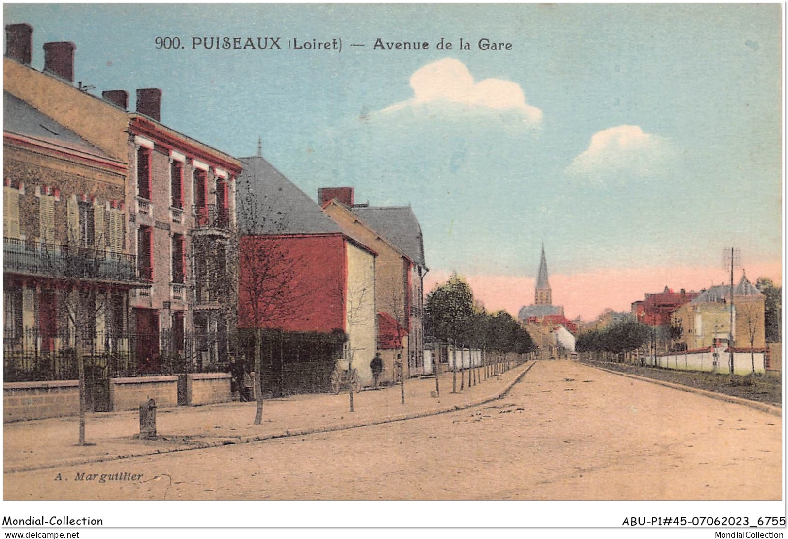 ABUP1-45-0013  -  PUISEAUX - Avenue De La Gare  - Puiseaux