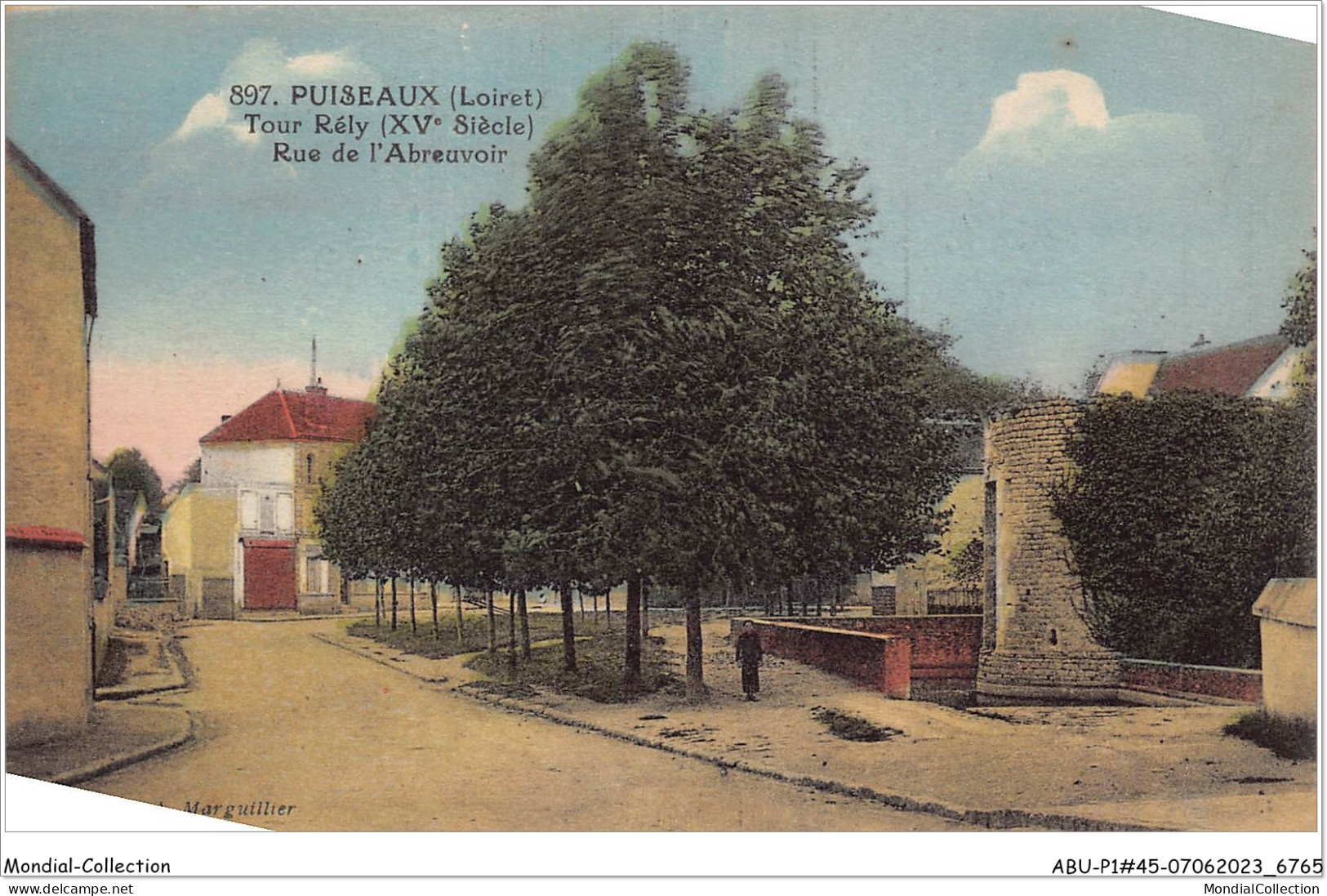 ABUP1-45-0018  -  PUISEAUX - Tour Rely-Rue De L'Abreuvoir - Puiseaux