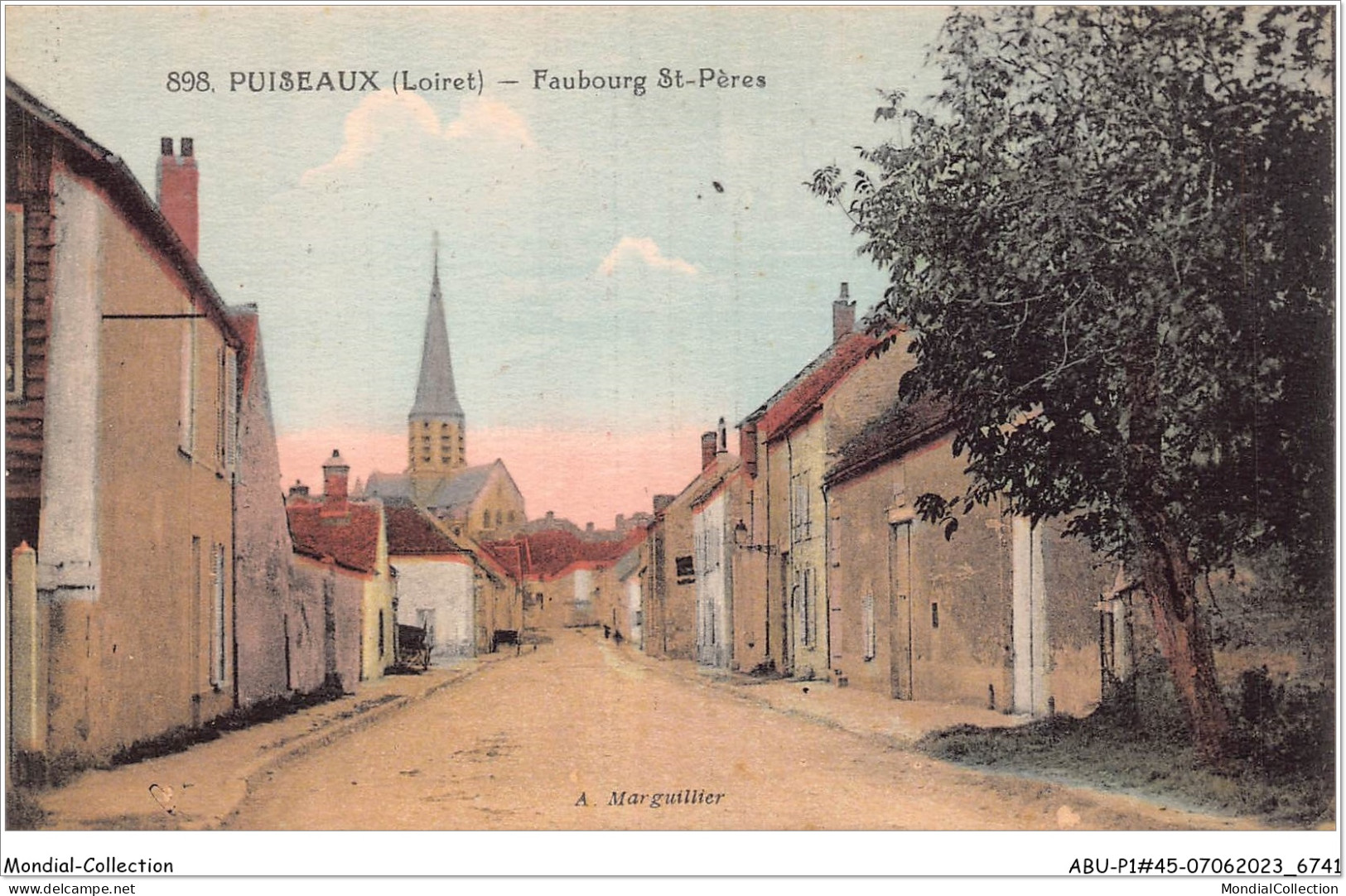 ABUP1-45-0006  -  PUISEAUX - Faubourg St Peres  - Puiseaux