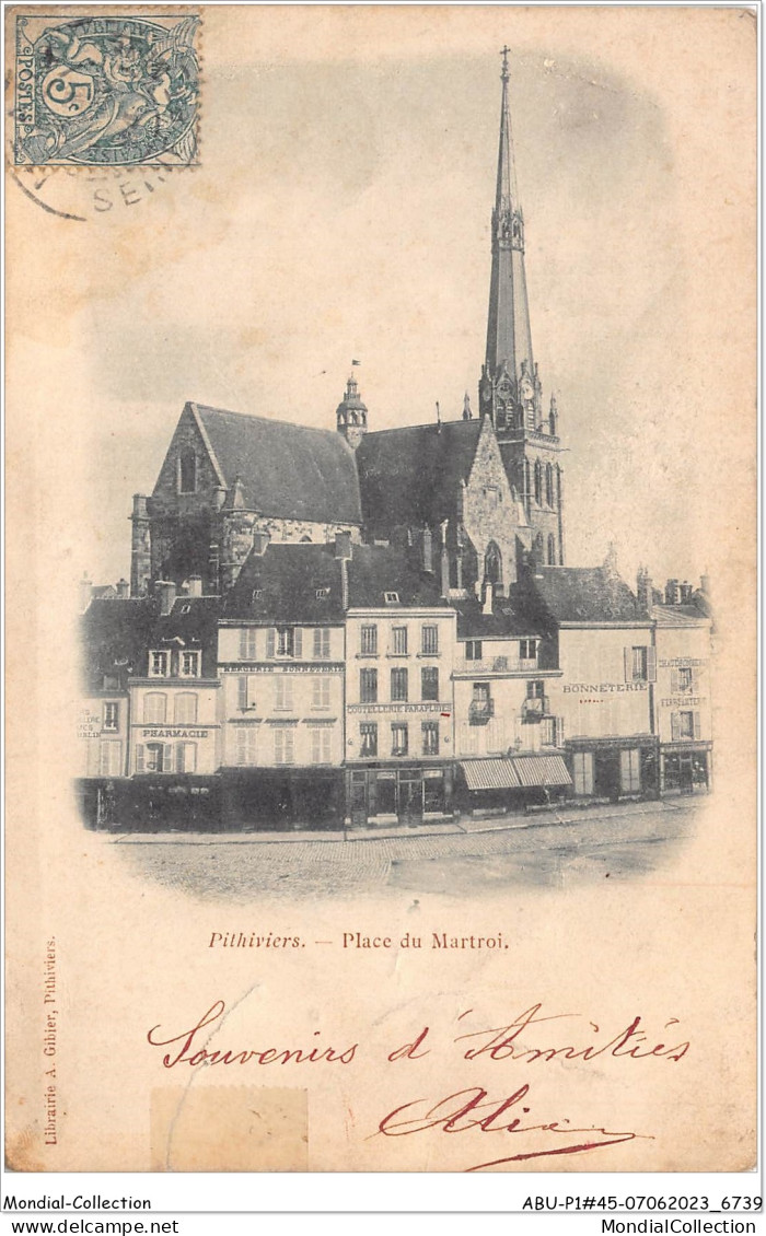 ABUP1-45-0005  -  PITHIVIERS - Place Du Martroi  - Pithiviers