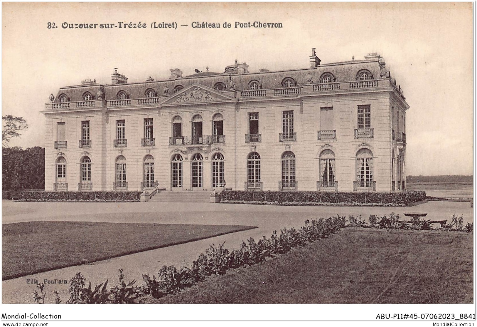 ABUP11-45-1057 - OUZOUER-SUR-TREZEE - Chateau De Pont Chevron - Ouzouer Sur Loire