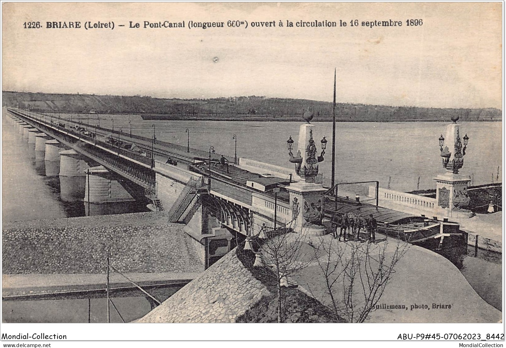 ABUP9-45-0857 - BRIARE  - Le Pont-Canal - Ouvert A La Circulation Le 16 Septembre 1896 - Briare