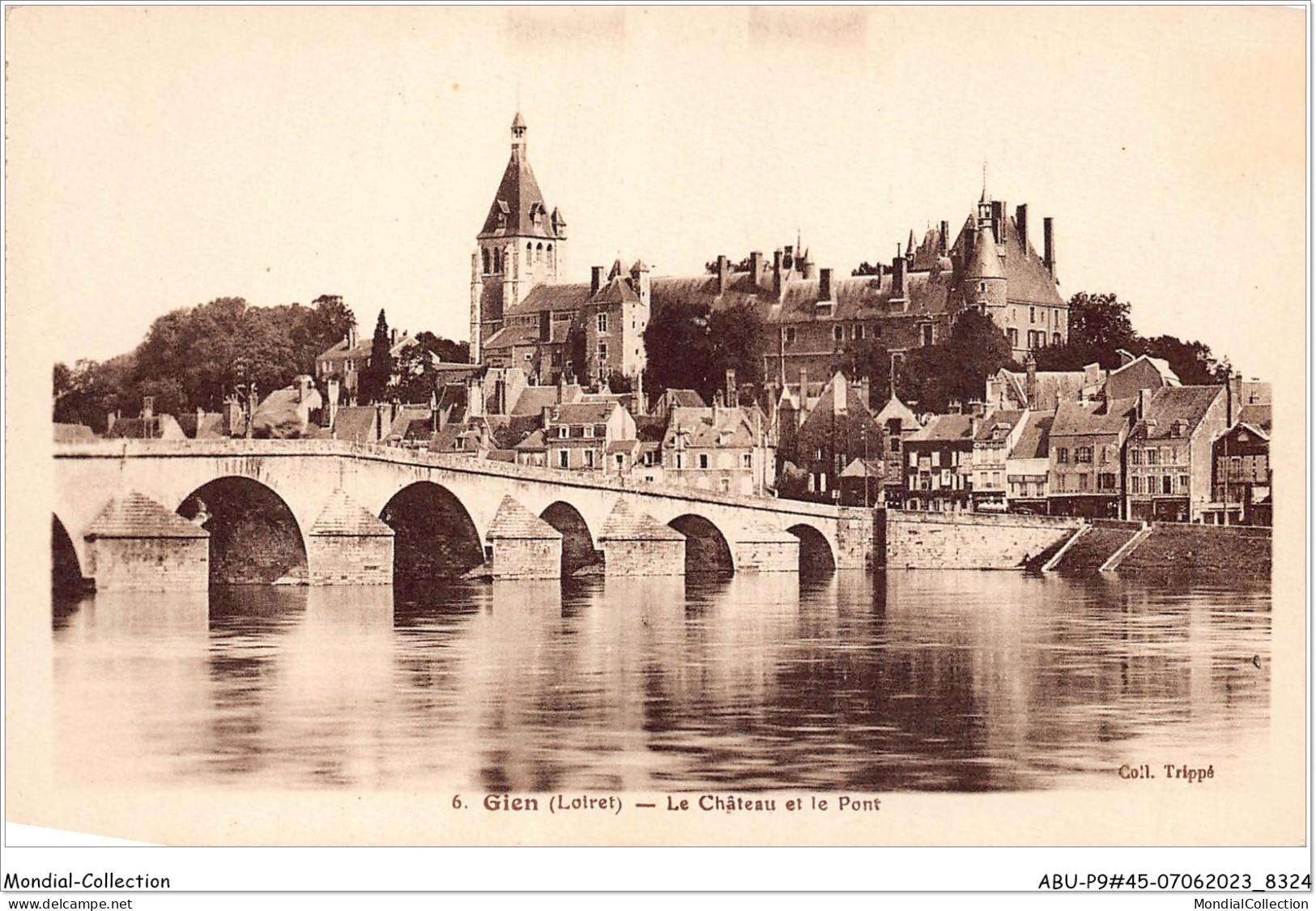 ABUP9-45-0798 - GIEN - Le Chateau Et Le Pont - Gien