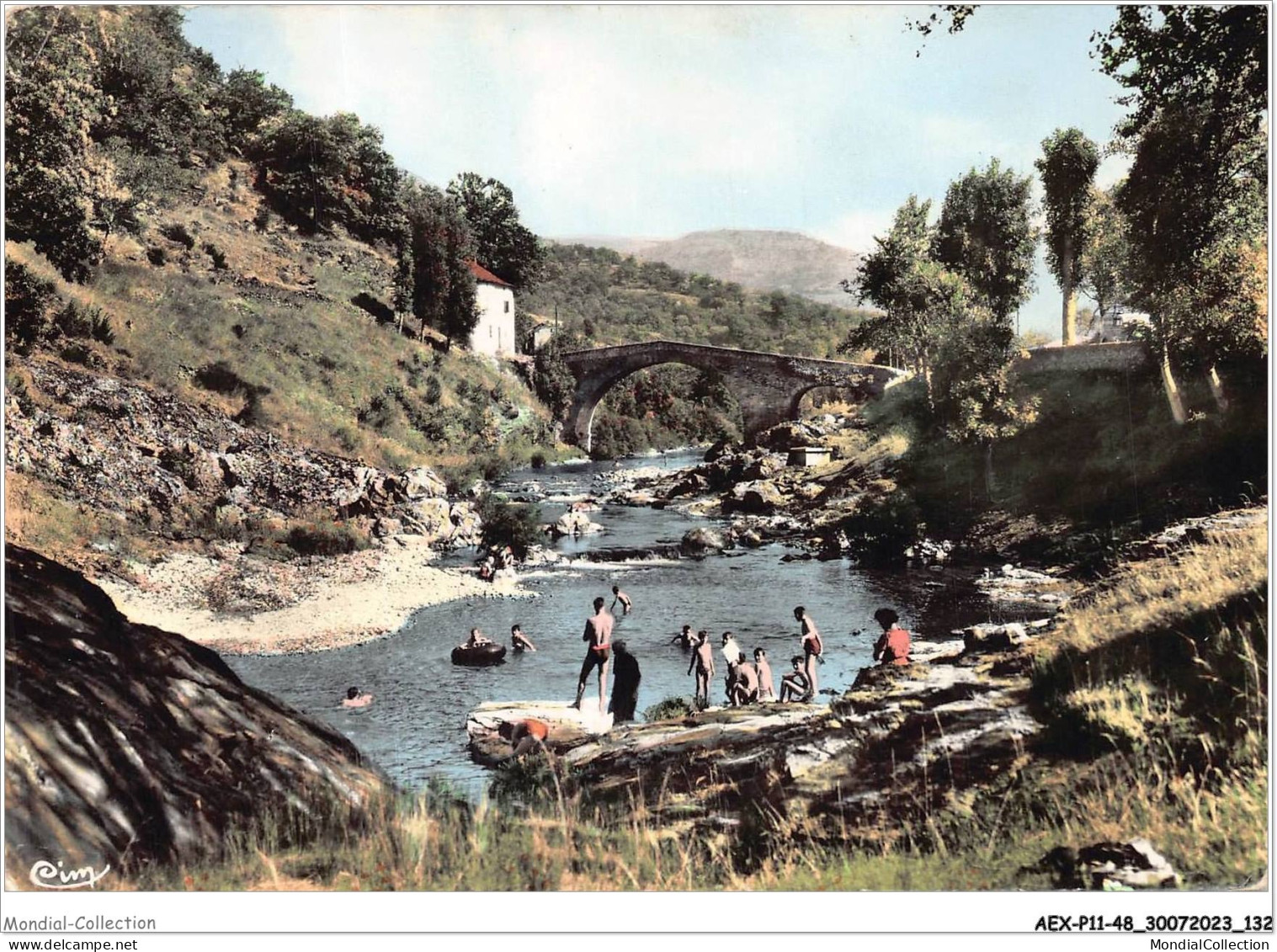 AEXP11-48-1069 - FLORAC - Le Rocher Des Fées - Pont De Barre  - Florac