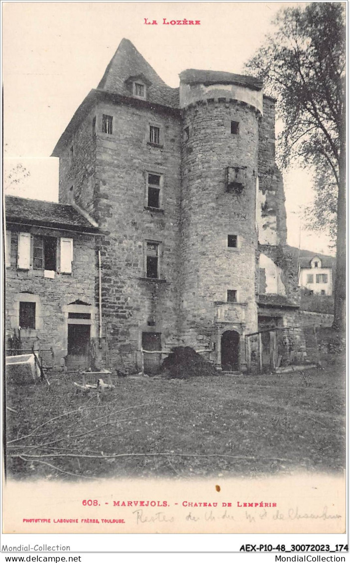 AEXP10-48-0987 - MARVEJOLS - Château De Lempérie  - Marvejols