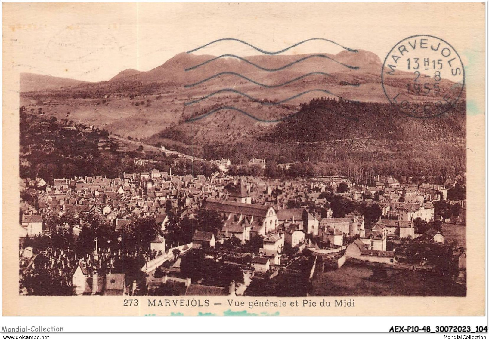 AEXP10-48-0952 - MARVEJOLS - Vue Générale Et Pic Du Midi  - Marvejols