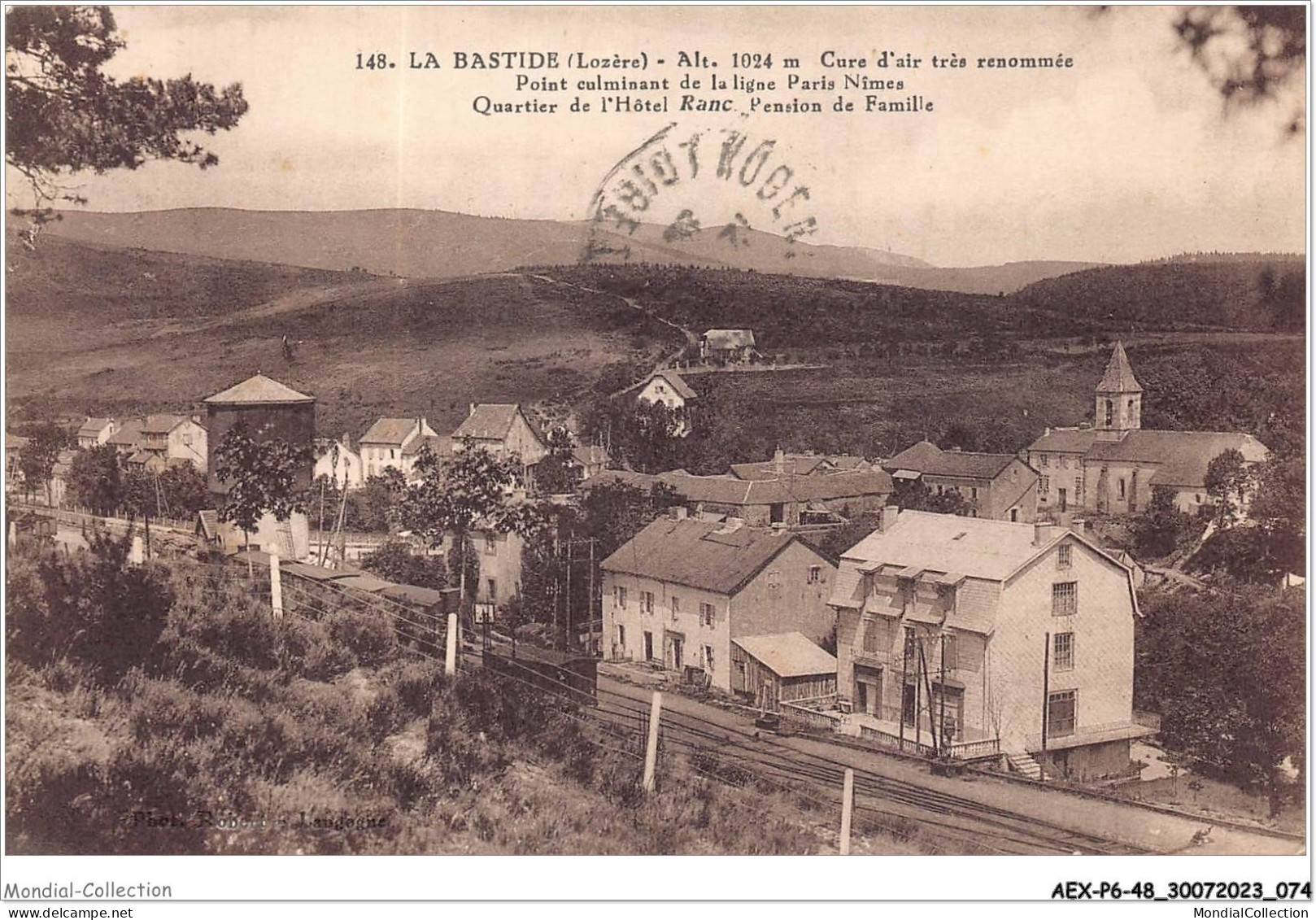 AEXP6-48-0558 - LA BASTIDE - Cure D'air Très Renommée - Point Culminat De La Ligne Paris Nîmes  - Mende