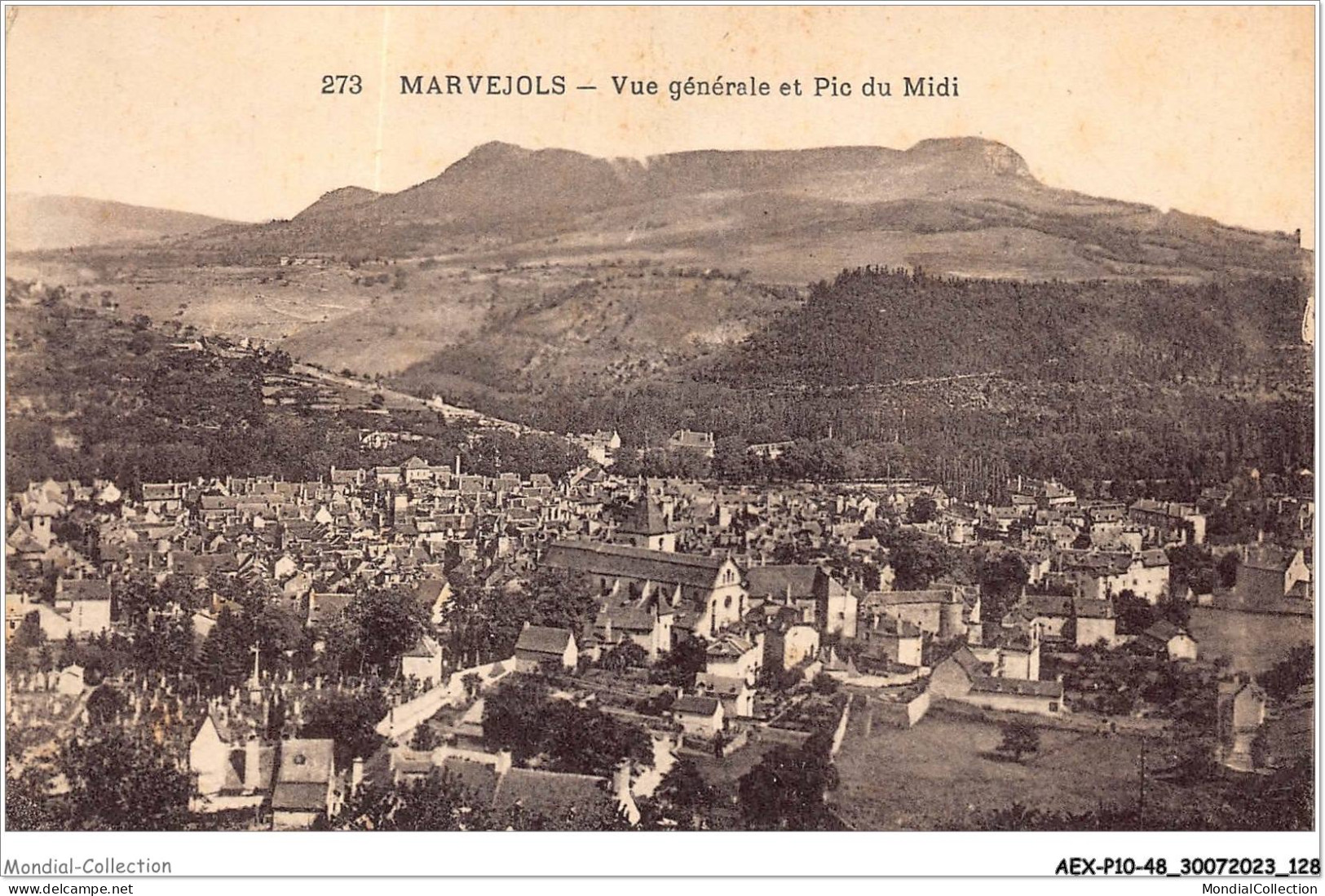 AEXP10-48-0964 - MARVEJOLS - Vue Générale Et Pic Du Midi  - Marvejols