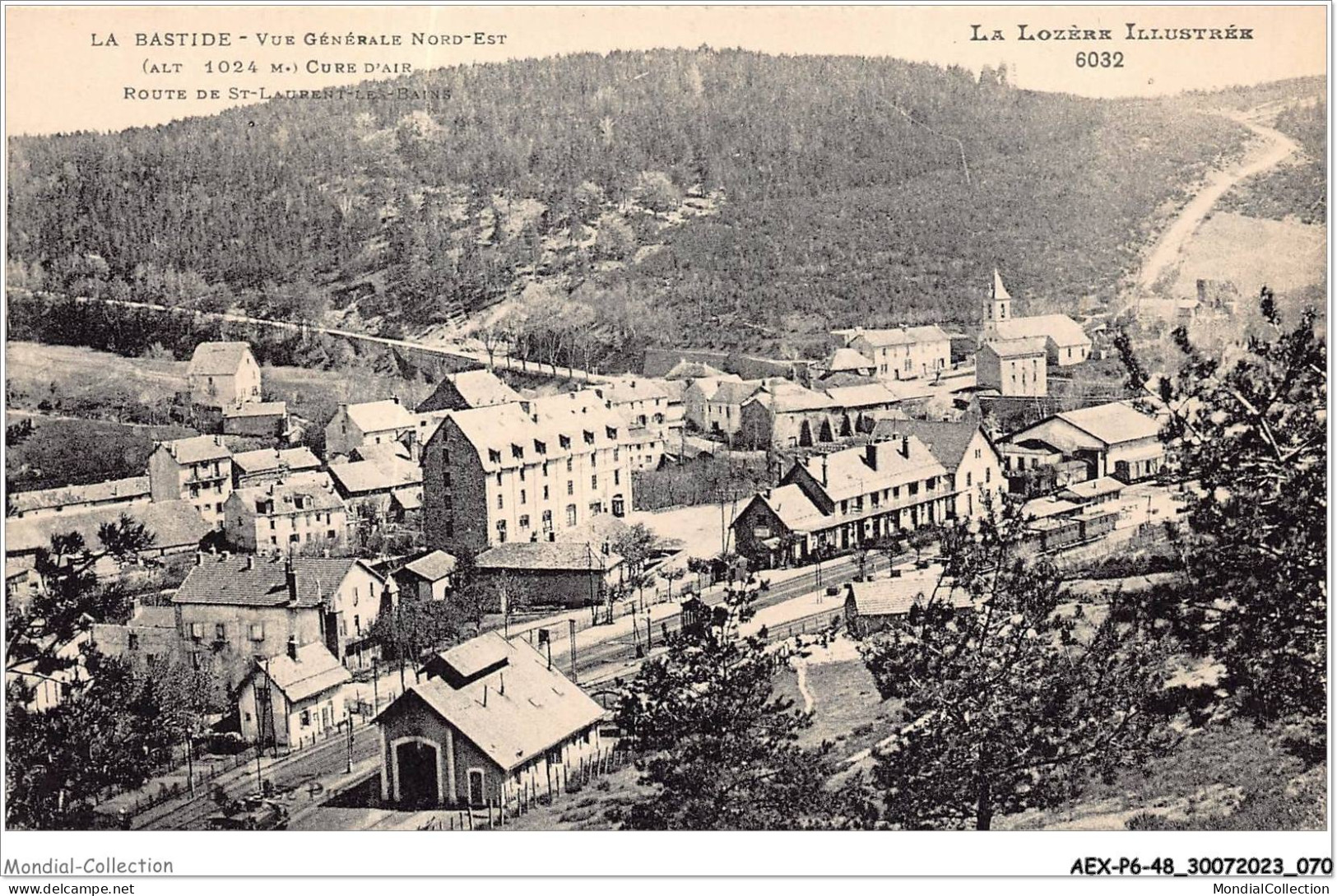 AEXP6-48-0556 - LA BASTIDE - Vue Générale Nord-est  - Mende