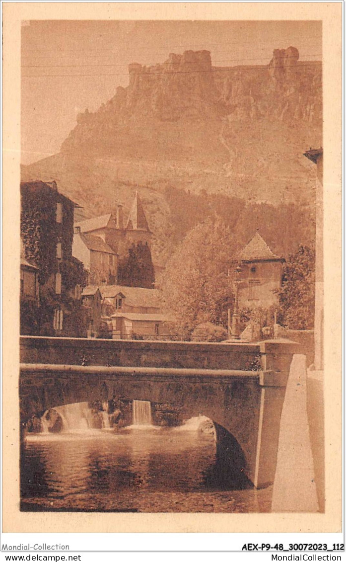 AEXP9-48-0886 - FLORAC - Rocher De Rochefort Et Pont Sur Le Pècher  - Florac