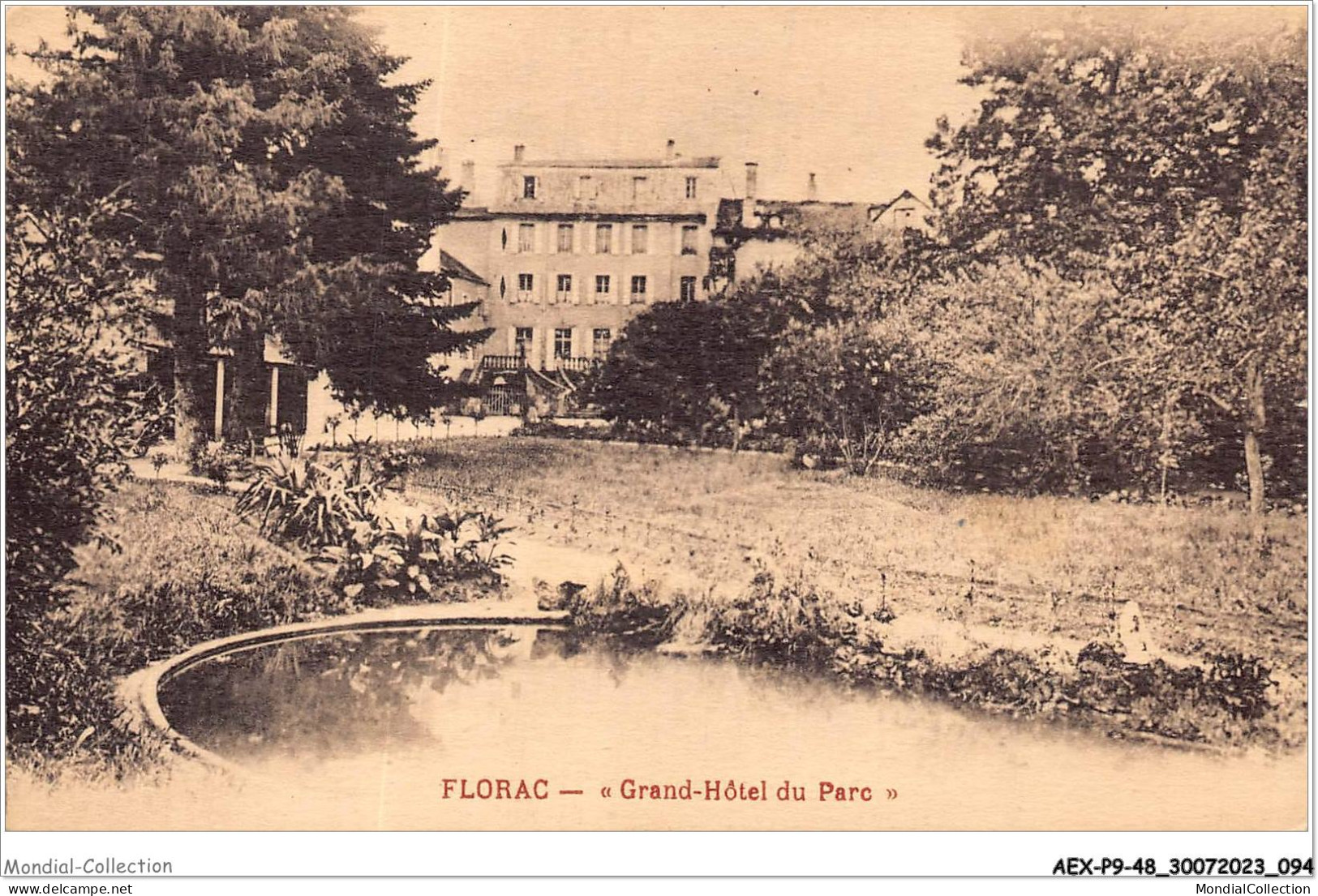 AEXP9-48-0877 - FLORAC - Grand-hôtel Du Parc  - Florac