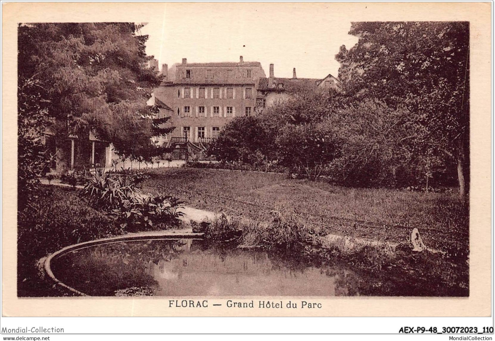 AEXP9-48-0885 - FLORAC - Grand Hôtel Du Parc  - Florac