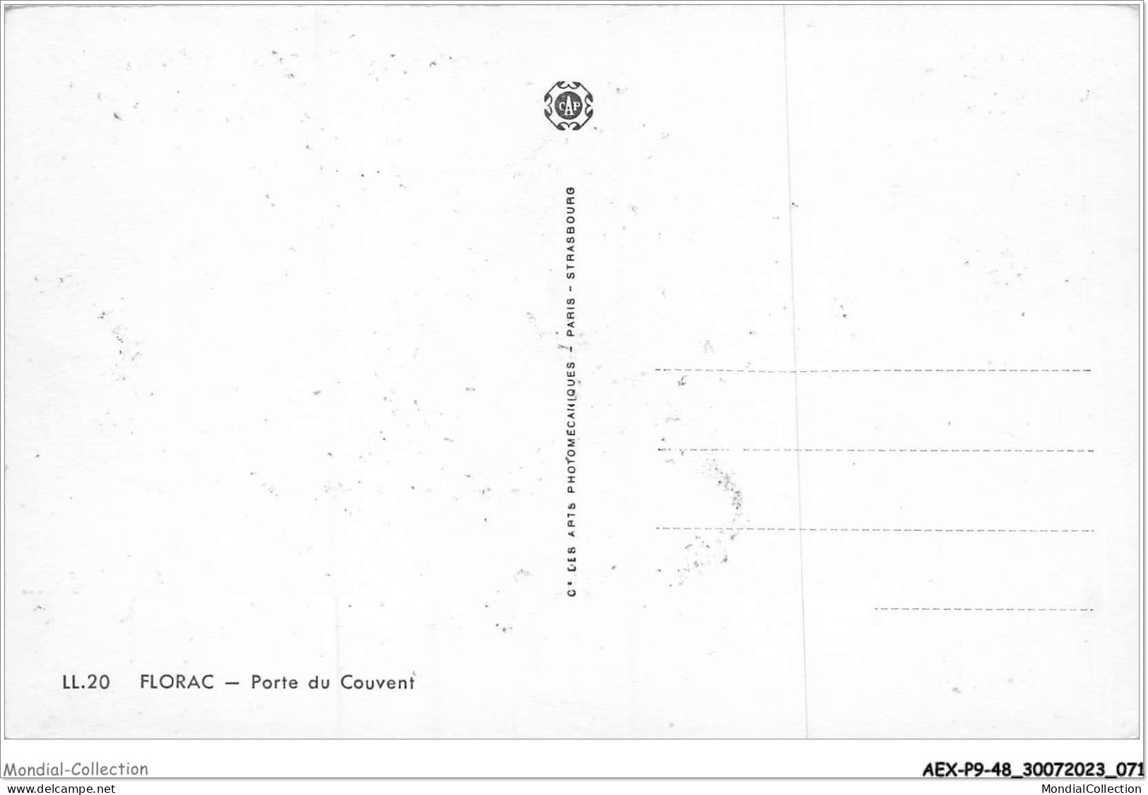 AEXP9-48-0865 - FLORAC -porte Du Couvent  - Florac