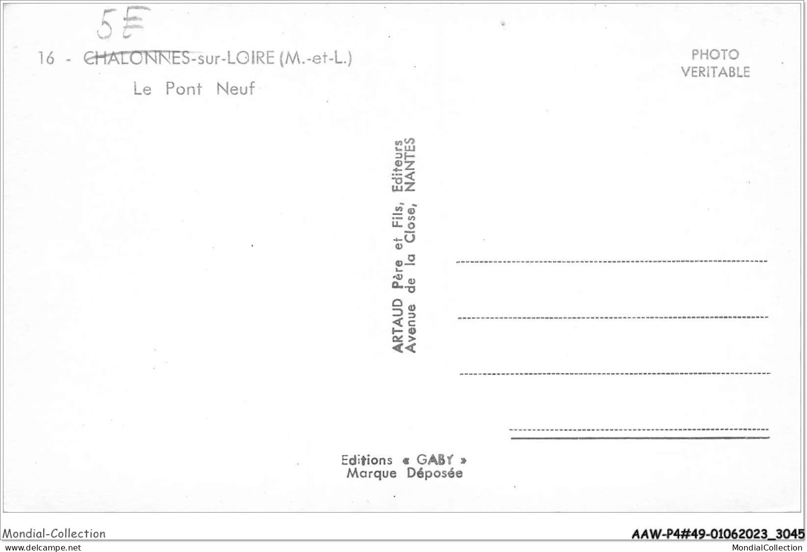AAWP4-49-0308 - CHALONNES-SUR-LOIRE - Le Pont Neuf - Chalonnes Sur Loire