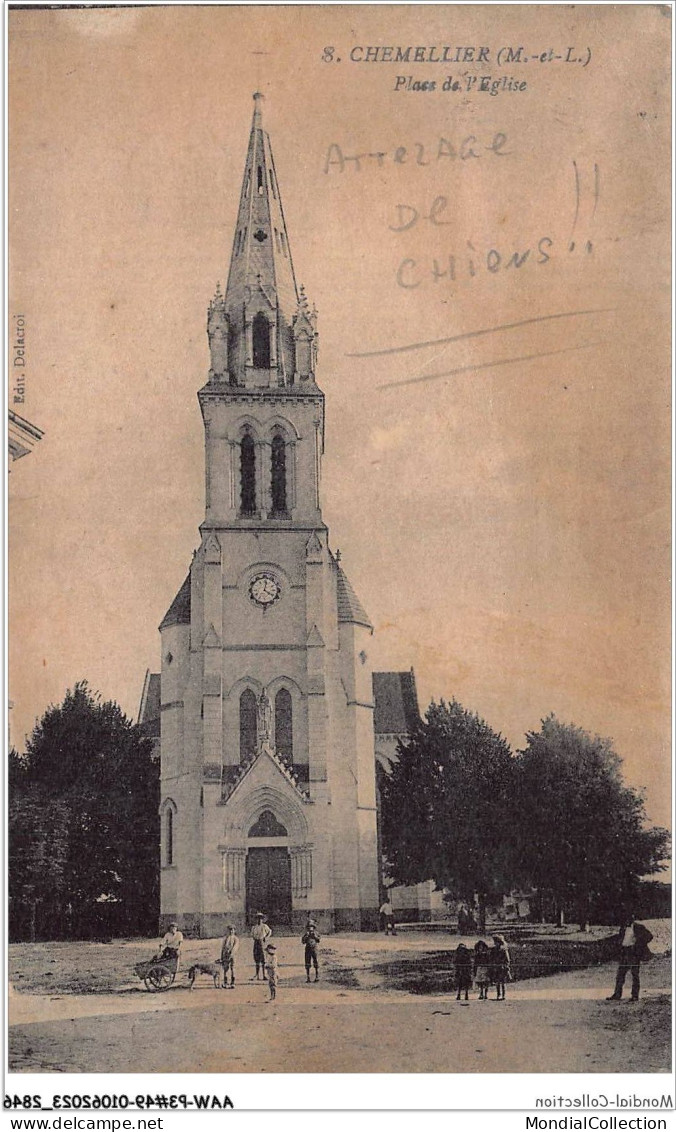 AAWP3-49-0210 - CHEMELLIER - Place De L'Eglise - Chemille
