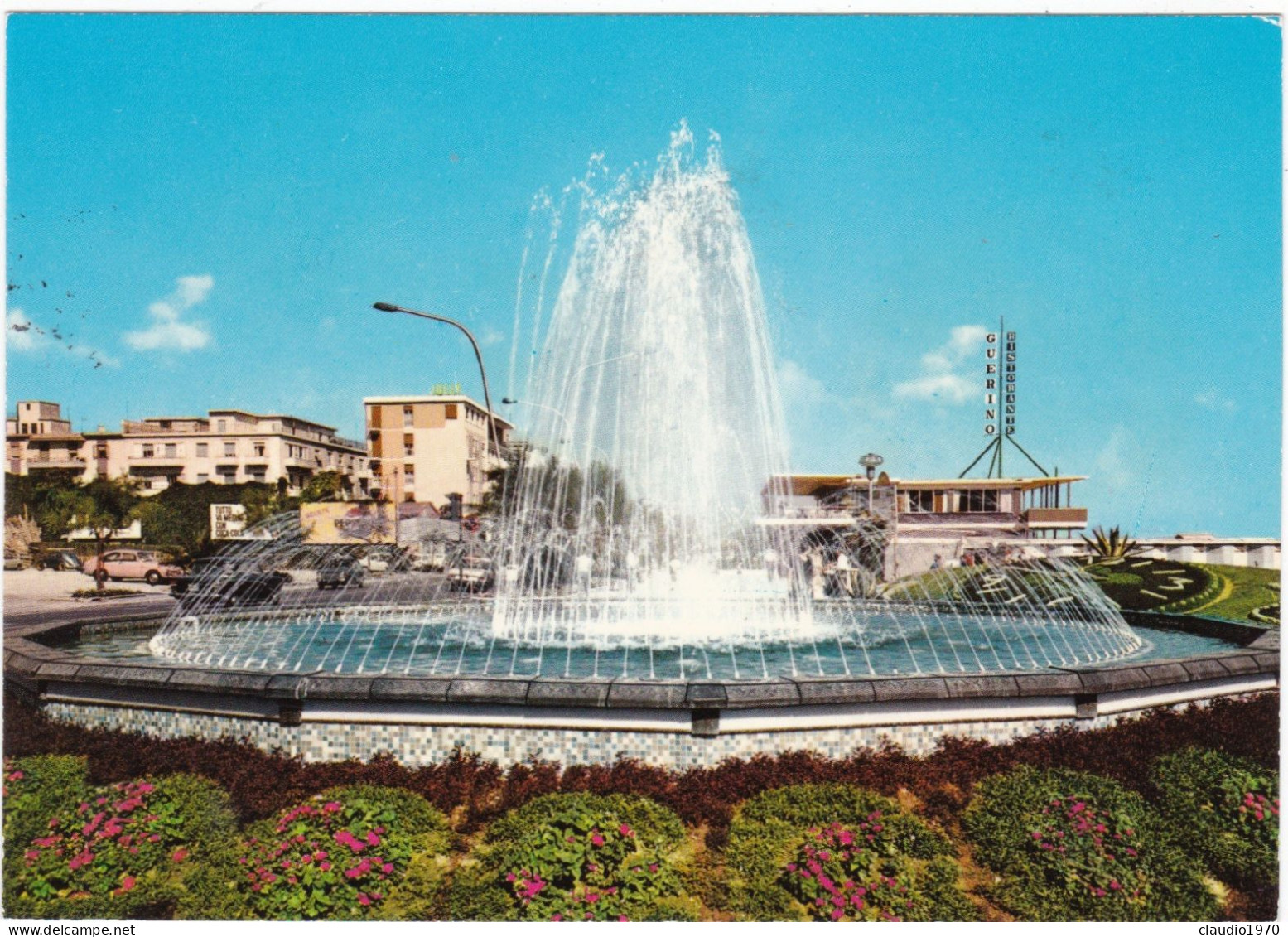 PESCARA - CARTOLINA - LA NUOVA FONTANA SUL LUNGOMARE - ANNULLO DI SALSOMAGGIORE (PR) -1980 - Pescara