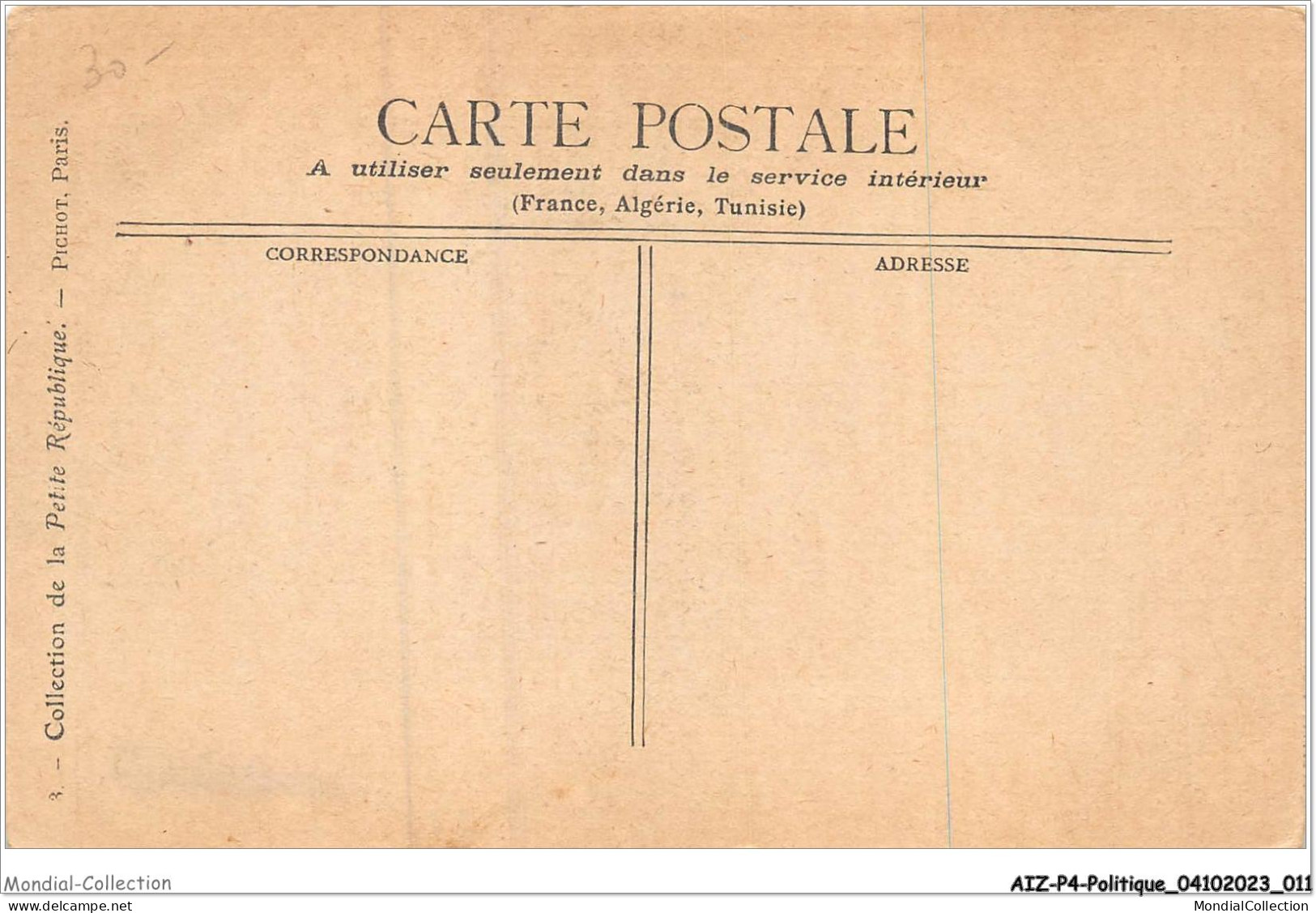 AIZP4-0312 - POLITIQUE - R COMBESJ - Personnages