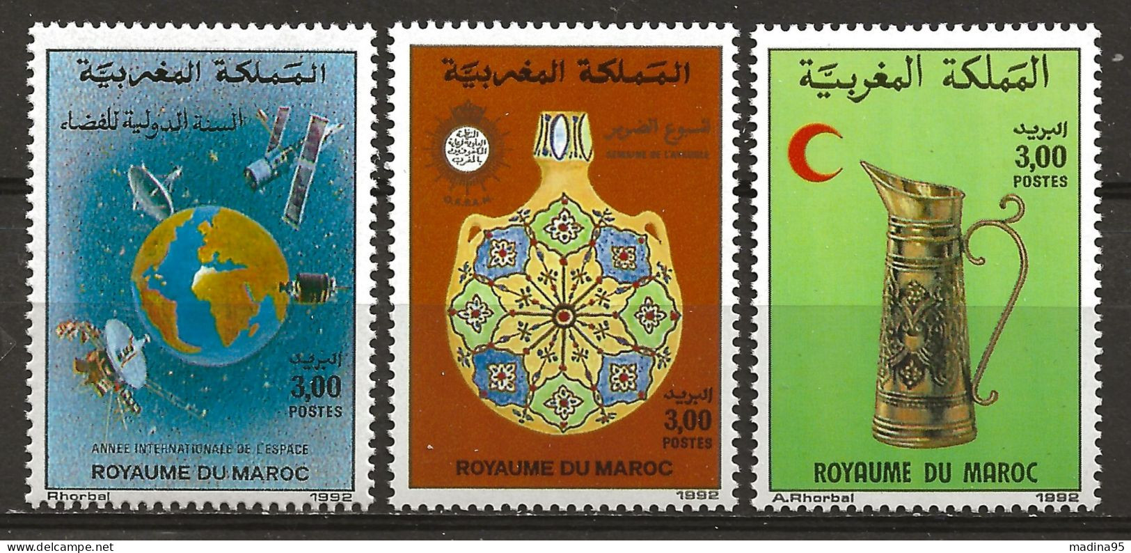 MAROC: **, N° YT 1117, 1118  Et 1119, TB - Morocco (1956-...)