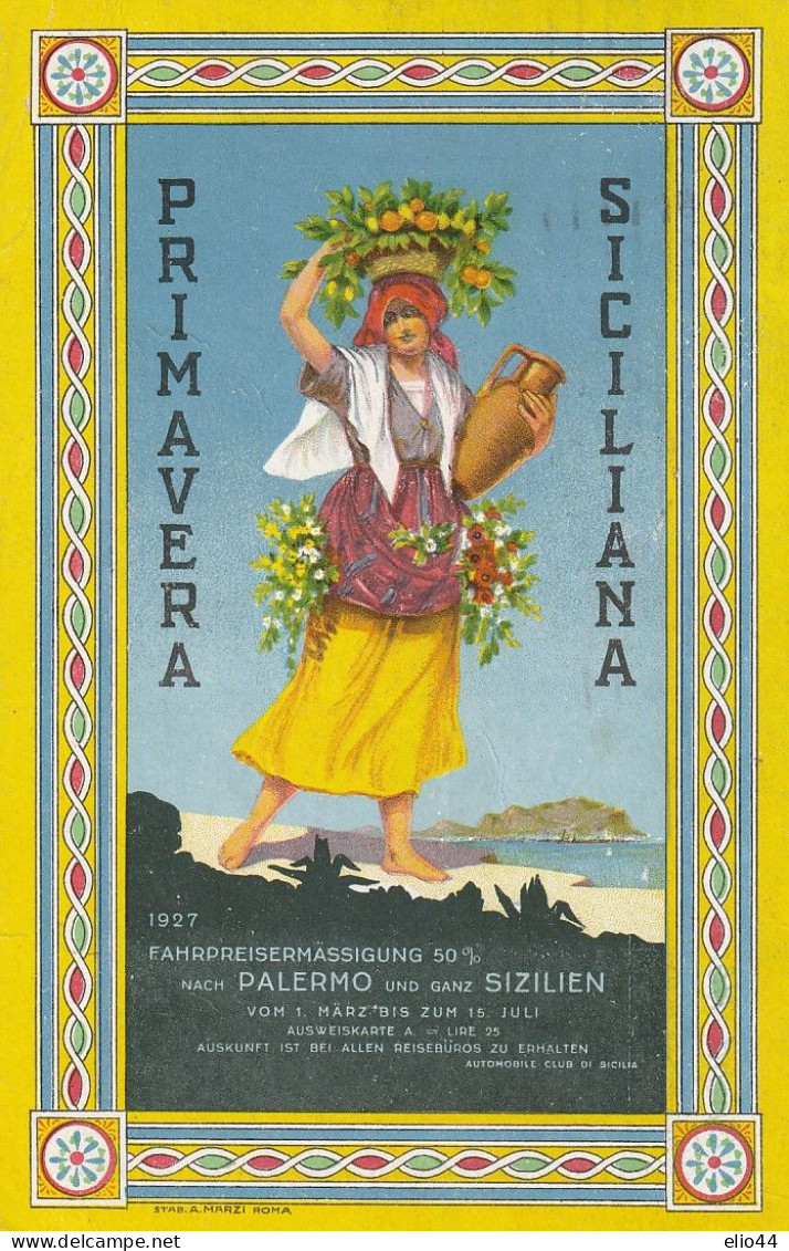 Sicilia - Palermo - 1927 - Primavera Siciliana - - Palermo